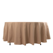 108" Premium Polyester Round Tablecloth Wedding Party Table Linens TAB_108_NUDE_PRM