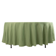 108" Premium Polyester Round Tablecloth Wedding Party Table Linens TAB_108_SAGE_PRM
