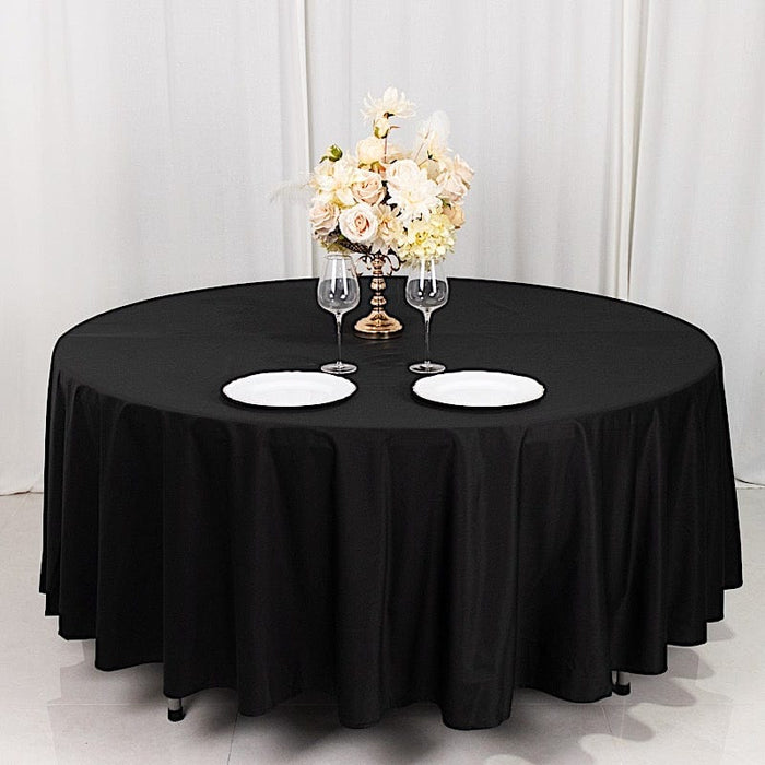 108" Premium Scuba Round Tablecloth