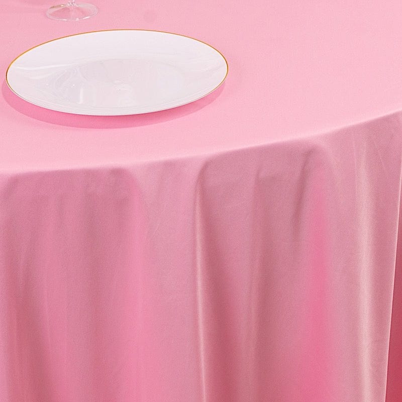 108" Premium Scuba Round Tablecloth