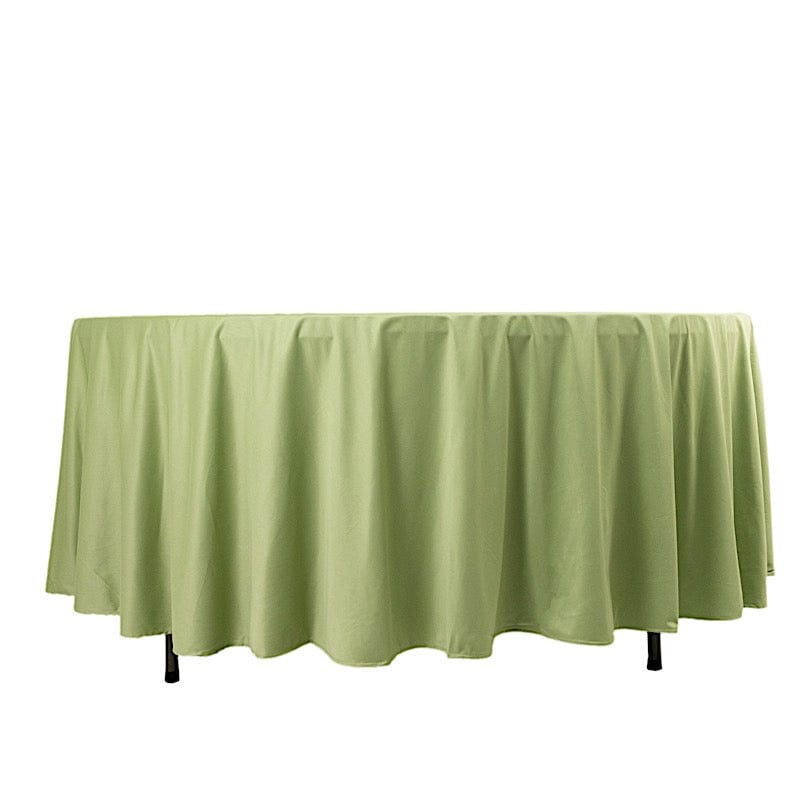 108" Premium Scuba Round Tablecloth TAB_SCUBA_108_SAGE