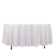108" Premium Scuba Round Tablecloth TAB_SCUBA_108_WHT