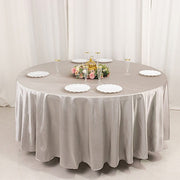 108" Shimmer Scuba Polyester Round Tablecloth