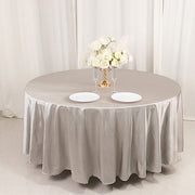 108" Shimmer Scuba Polyester Round Tablecloth