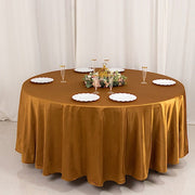 108" Shimmer Scuba Polyester Round Tablecloth