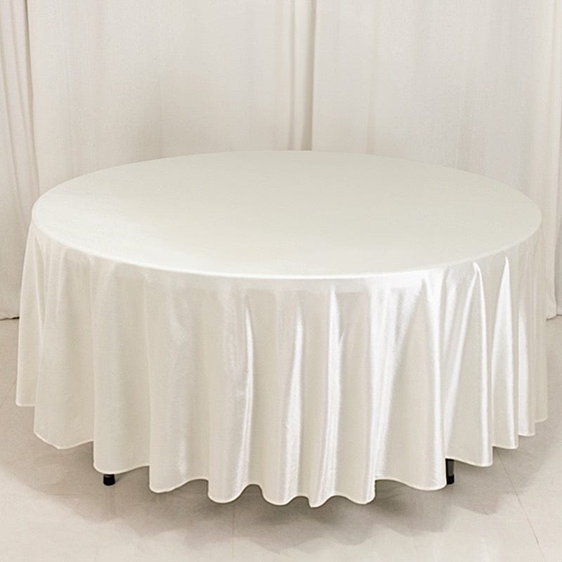 108" Shimmer Scuba Polyester Round Tablecloth