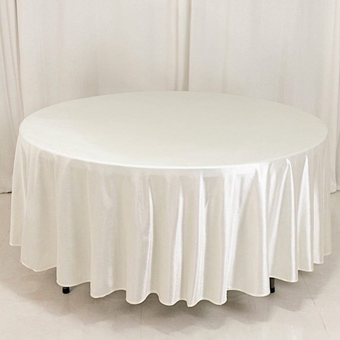 108" Shimmer Scuba Polyester Round Tablecloth