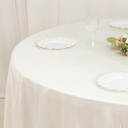 108" Shimmer Scuba Polyester Round Tablecloth