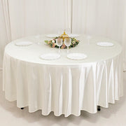 108" Shimmer Scuba Polyester Round Tablecloth