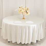 108" Shimmer Scuba Polyester Round Tablecloth