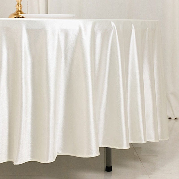 108" Shimmer Scuba Polyester Round Tablecloth