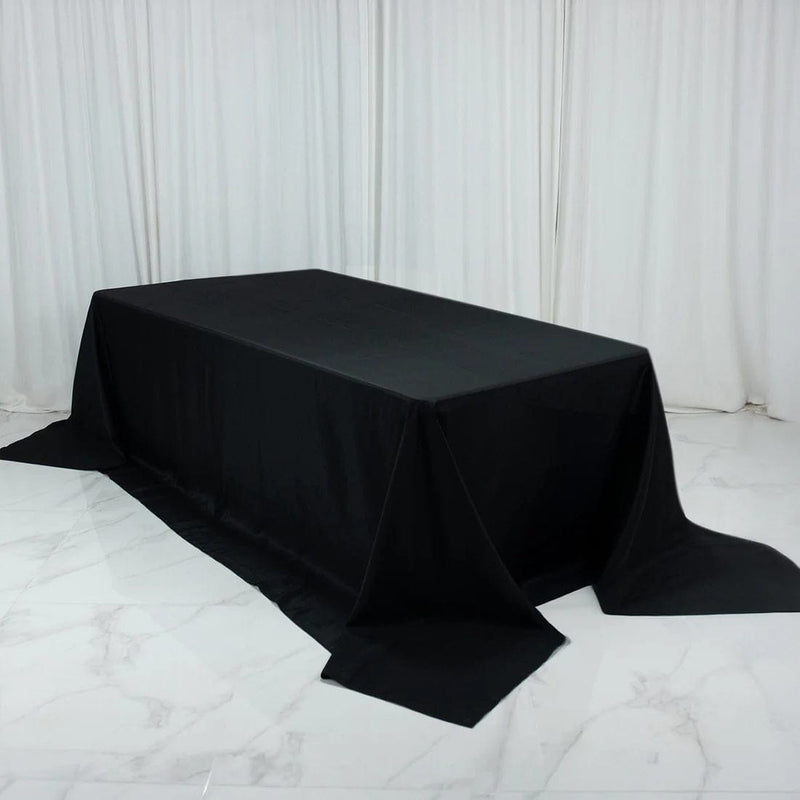 108" x 156" Extra Wide Polyester Rectangular Tablecloth