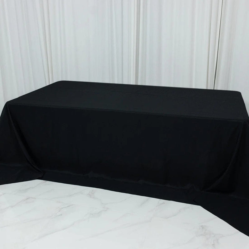 108" x 156" Extra Wide Polyester Rectangular Tablecloth