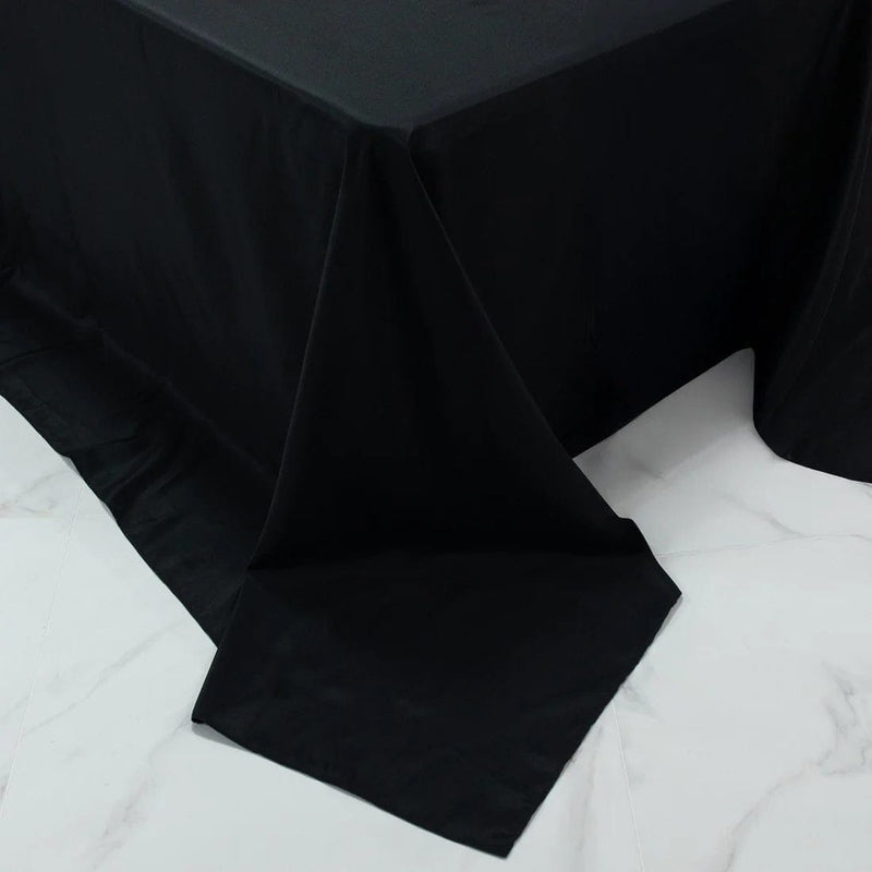 108" x 156" Extra Wide Polyester Rectangular Tablecloth