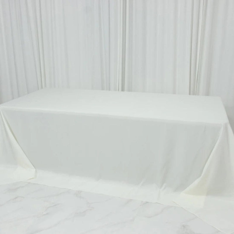 108" x 156" Extra Wide Polyester Rectangular Tablecloth