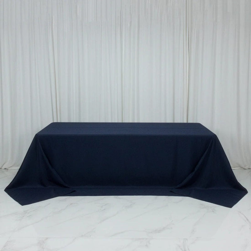 108" x 156" Extra Wide Polyester Rectangular Tablecloth