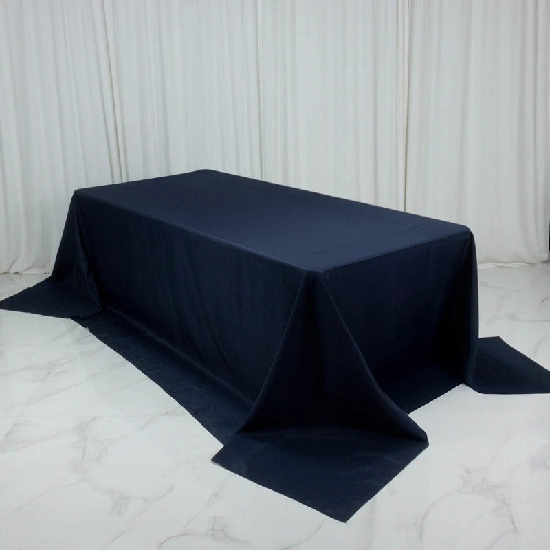 108" x 156" Extra Wide Polyester Rectangular Tablecloth