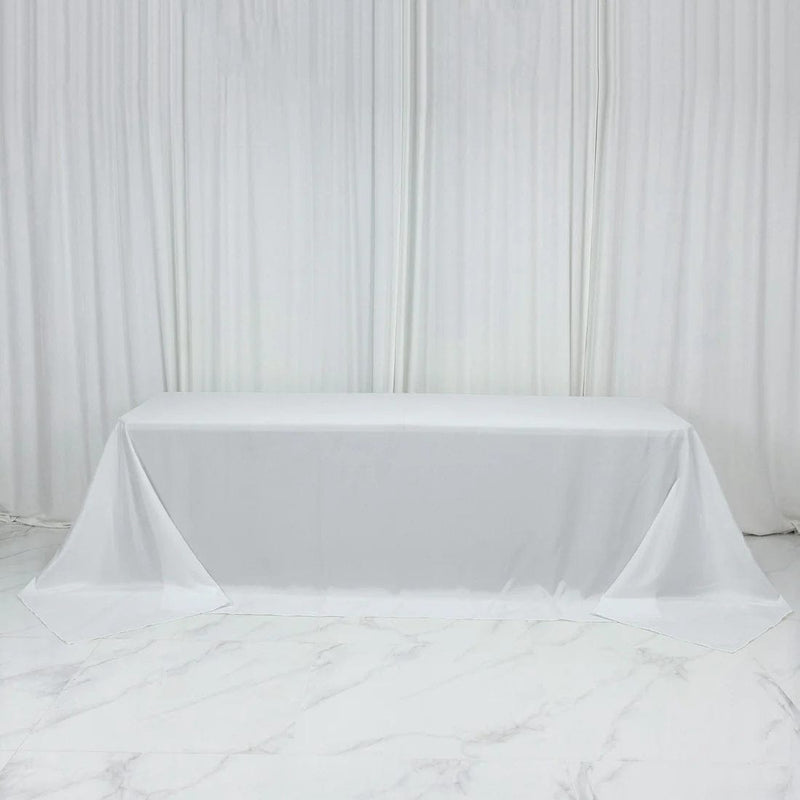 108" x 156" Extra Wide Polyester Rectangular Tablecloth