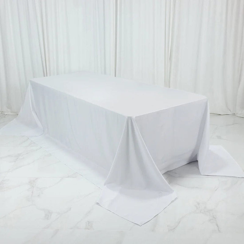 108" x 156" Extra Wide Polyester Rectangular Tablecloth