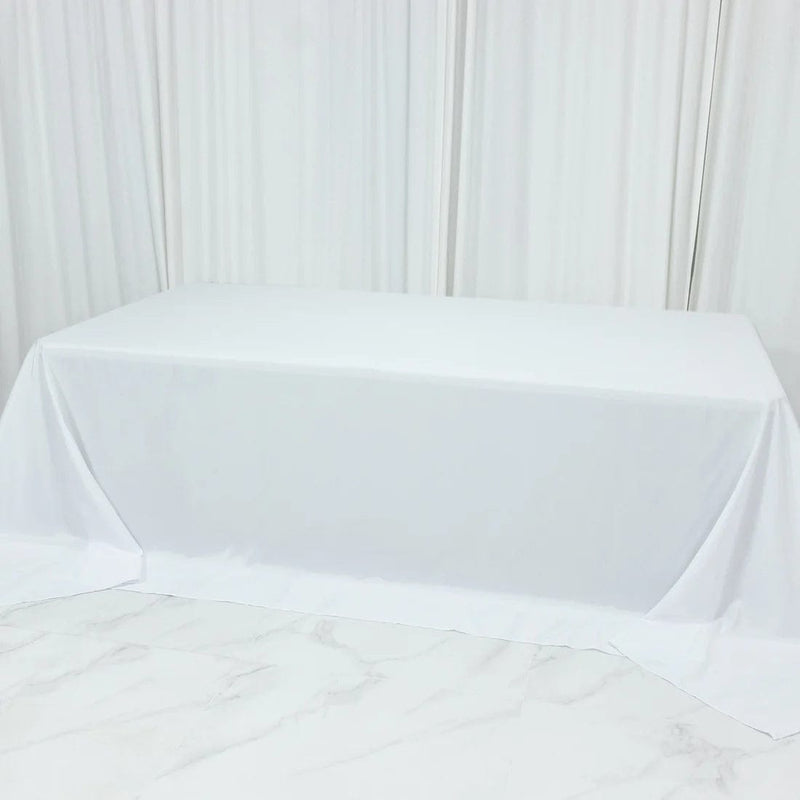 108" x 156" Extra Wide Polyester Rectangular Tablecloth