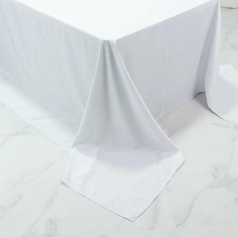 108" x 156" Extra Wide Polyester Rectangular Tablecloth
