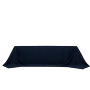 108" x 156" Extra Wide Polyester Rectangular Tablecloth TAB_108156_NAVY_POLY