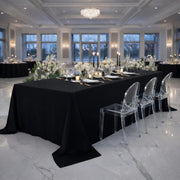 108" x 156" Extra Wide Scuba Polyester Rectangular Tablecloth