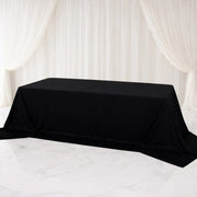 108" x 156" Extra Wide Scuba Polyester Rectangular Tablecloth