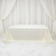 108" x 156" Extra Wide Scuba Polyester Rectangular Tablecloth