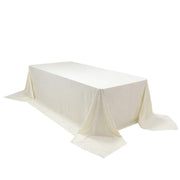 108" x 156" Extra Wide Scuba Polyester Rectangular Tablecloth