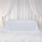 108" x 156" Extra Wide Scuba Polyester Rectangular Tablecloth