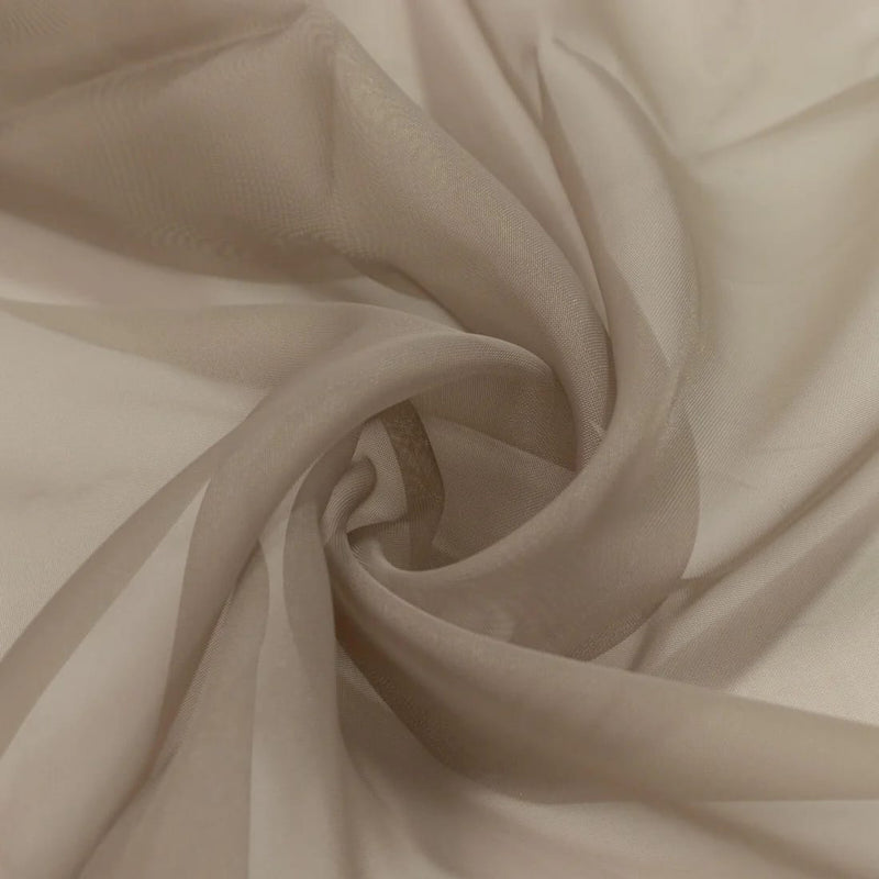 10ft x 10ft Chiffon Sheer Backdrop Curtain Panel Draping Fabric