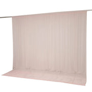 10ft x 10ft Chiffon Sheer Backdrop Curtain Panel Draping Fabric