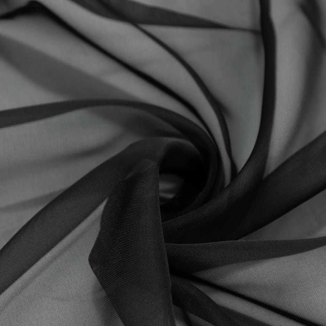 10ft x 10ft Chiffon Sheer Backdrop Curtain Panel Draping Fabric