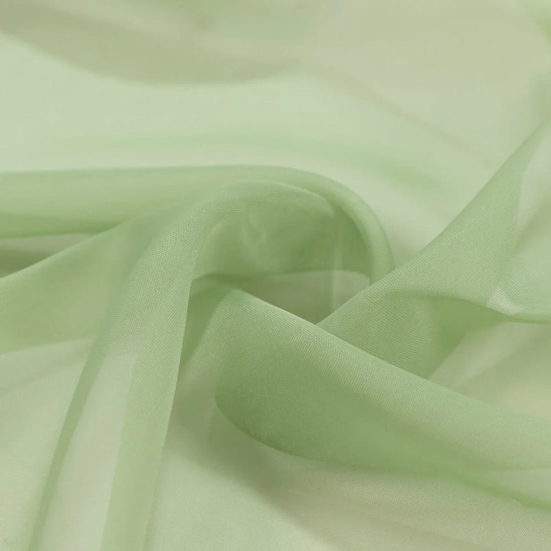 10ft x 10ft Chiffon Sheer Backdrop Curtain Panel Draping Fabric