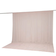 10ft x 12ft Chiffon Sheer Backdrop Curtain Panel Draping Fabric