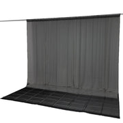 10ft x 12ft Chiffon Sheer Backdrop Curtain Panel Draping Fabric