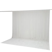 10ft x 12ft Chiffon Sheer Backdrop Curtain Panel Draping Fabric