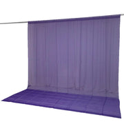 10ft x 12ft Chiffon Sheer Backdrop Curtain Panel Draping Fabric