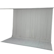 10ft x 12ft Chiffon Sheer Backdrop Curtain Panel Draping Fabric