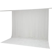 10ft x 12ft Chiffon Sheer Backdrop Curtain Panel Draping Fabric