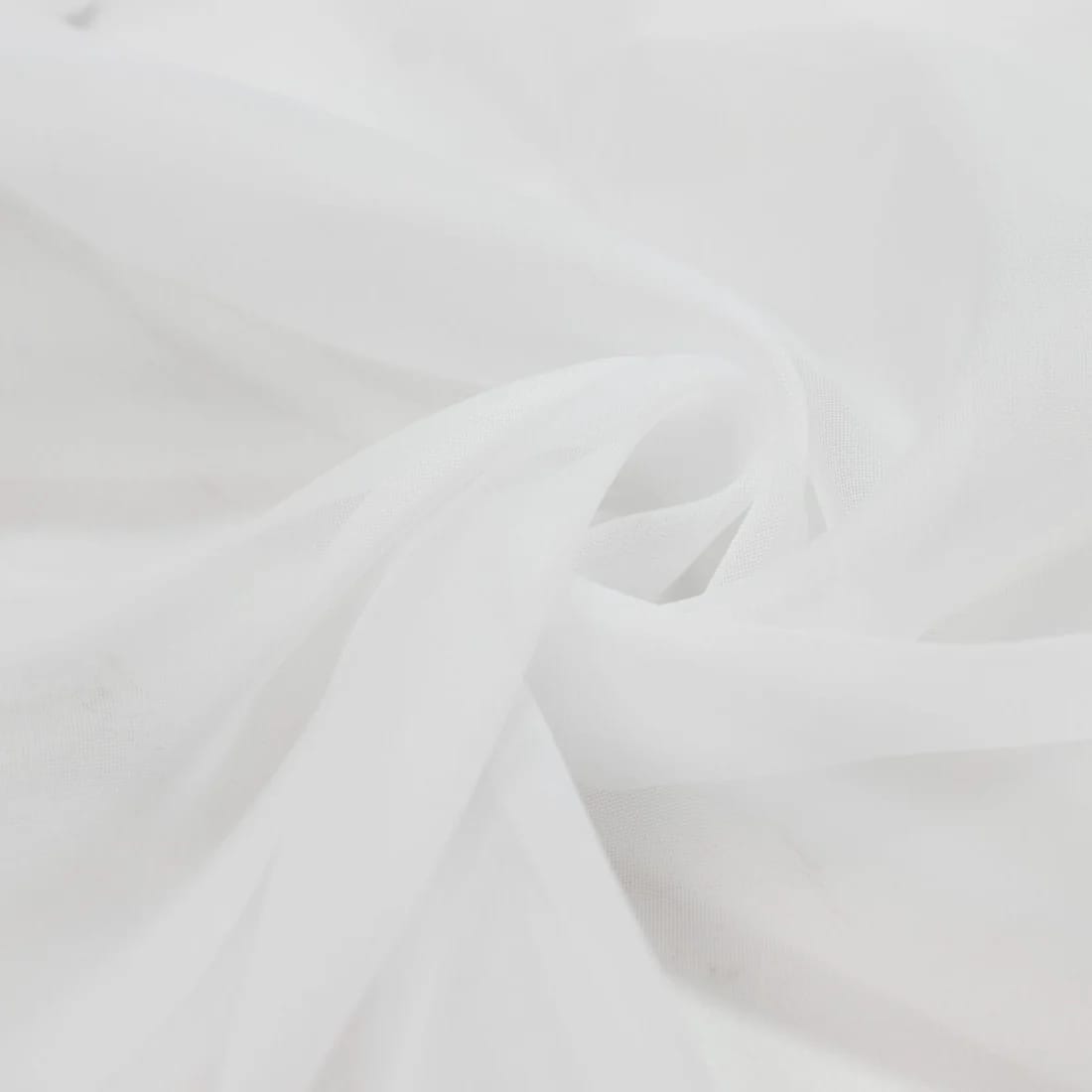 10ft x 12ft Chiffon Sheer Backdrop Curtain Panel Draping Fabric