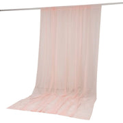 10ft x 12ft Chiffon Sheer Backdrop Curtain Panel Draping Fabric CUR_PANORGZ_10X12_046