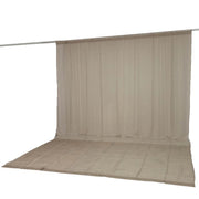 10ft x 14ft Chiffon Sheer Backdrop Curtain Panel Draping Fabric