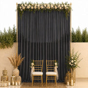 10ft x 14ft Chiffon Sheer Backdrop Curtain Panel Draping Fabric