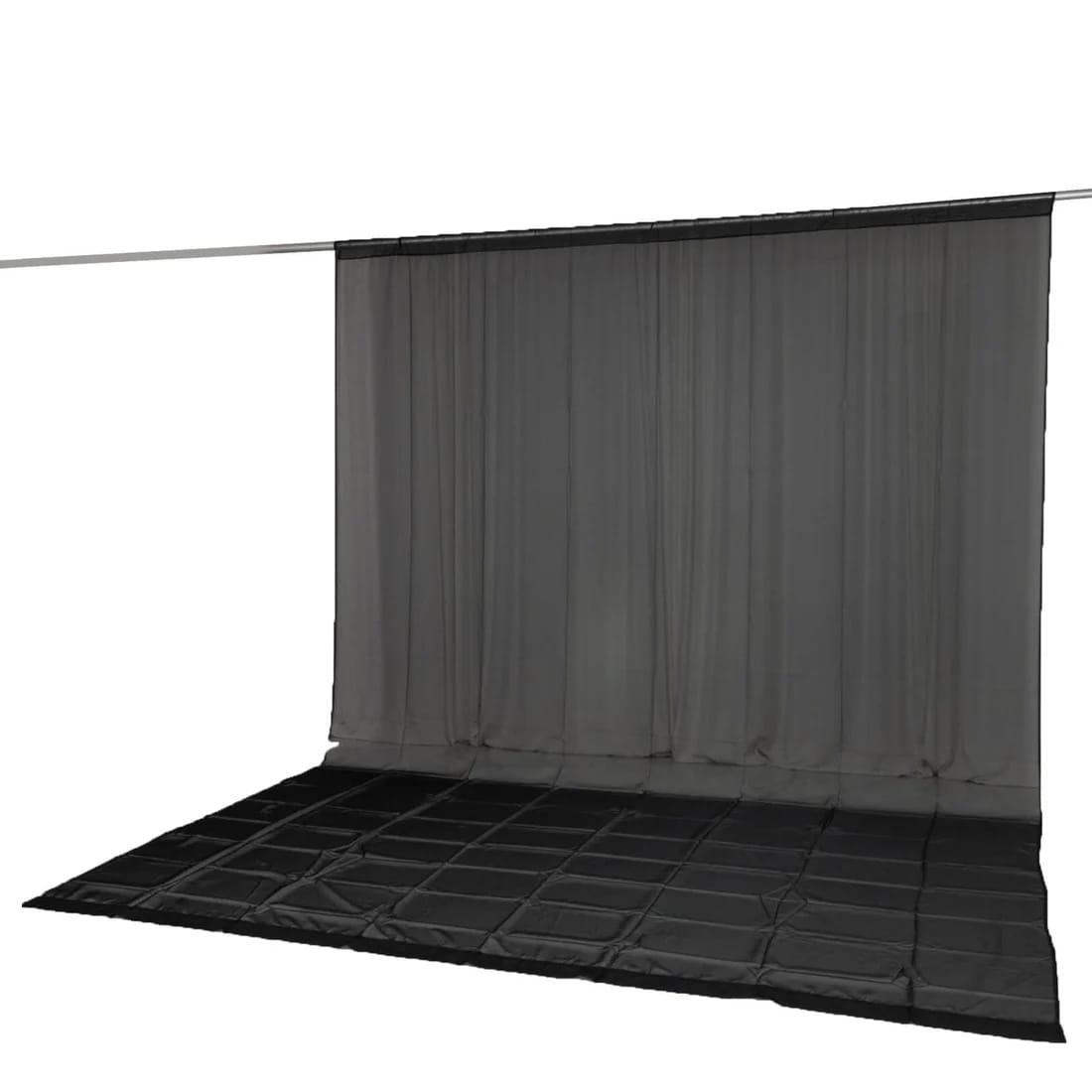 10ft x 14ft Chiffon Sheer Backdrop Curtain Panel Draping Fabric