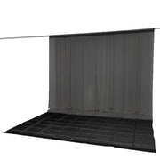 10ft x 14ft Chiffon Sheer Backdrop Curtain Panel Draping Fabric