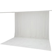 10ft x 14ft Chiffon Sheer Backdrop Curtain Panel Draping Fabric
