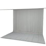 10ft x 14ft Chiffon Sheer Backdrop Curtain Panel Draping Fabric