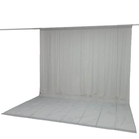 10ft x 14ft Chiffon Sheer Backdrop Curtain Panel Draping Fabric